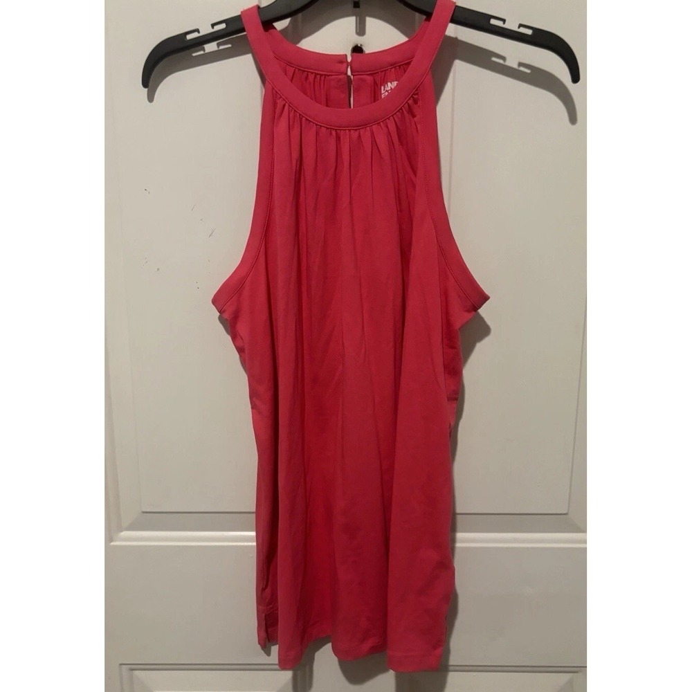 Lands End Tank Top Small Hot Pink‎ Summer Sleeveless